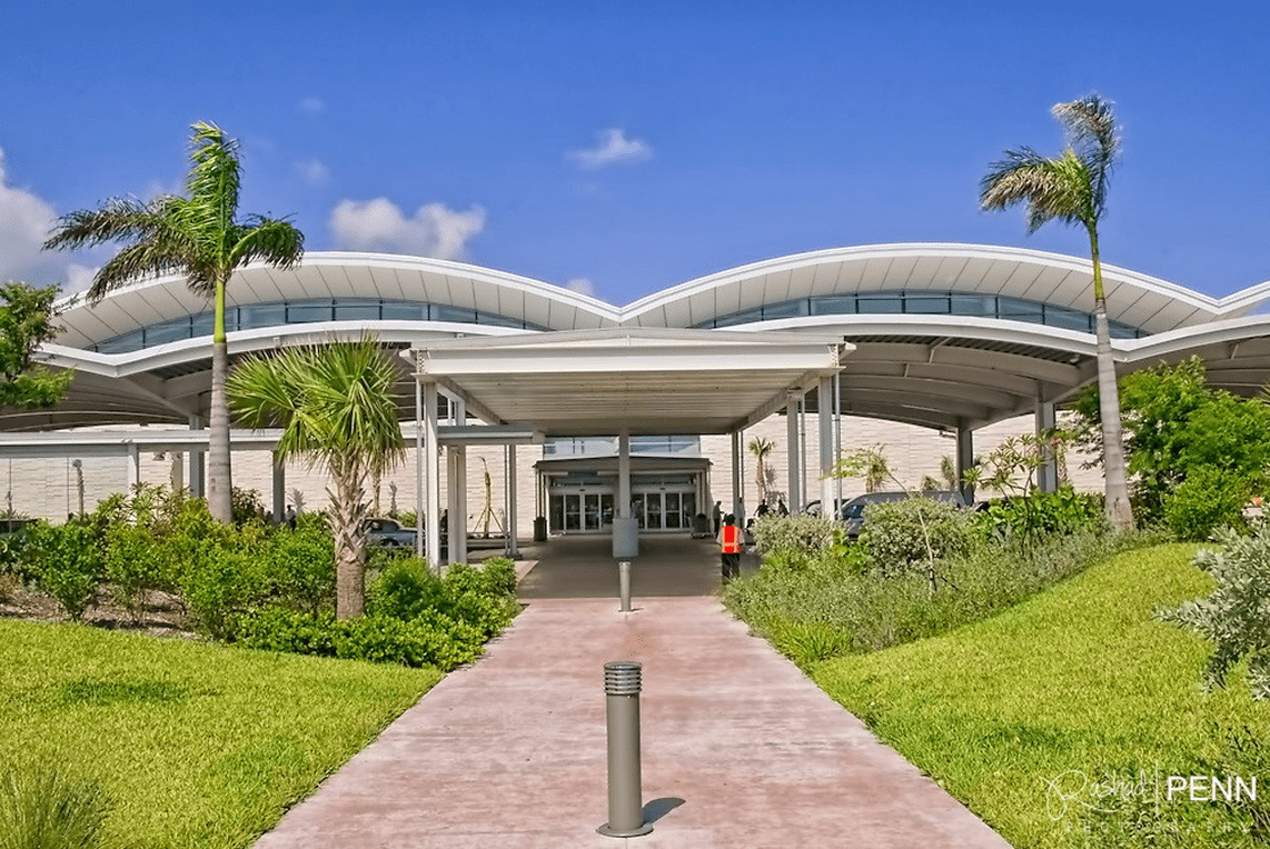 LPIA international entrance.