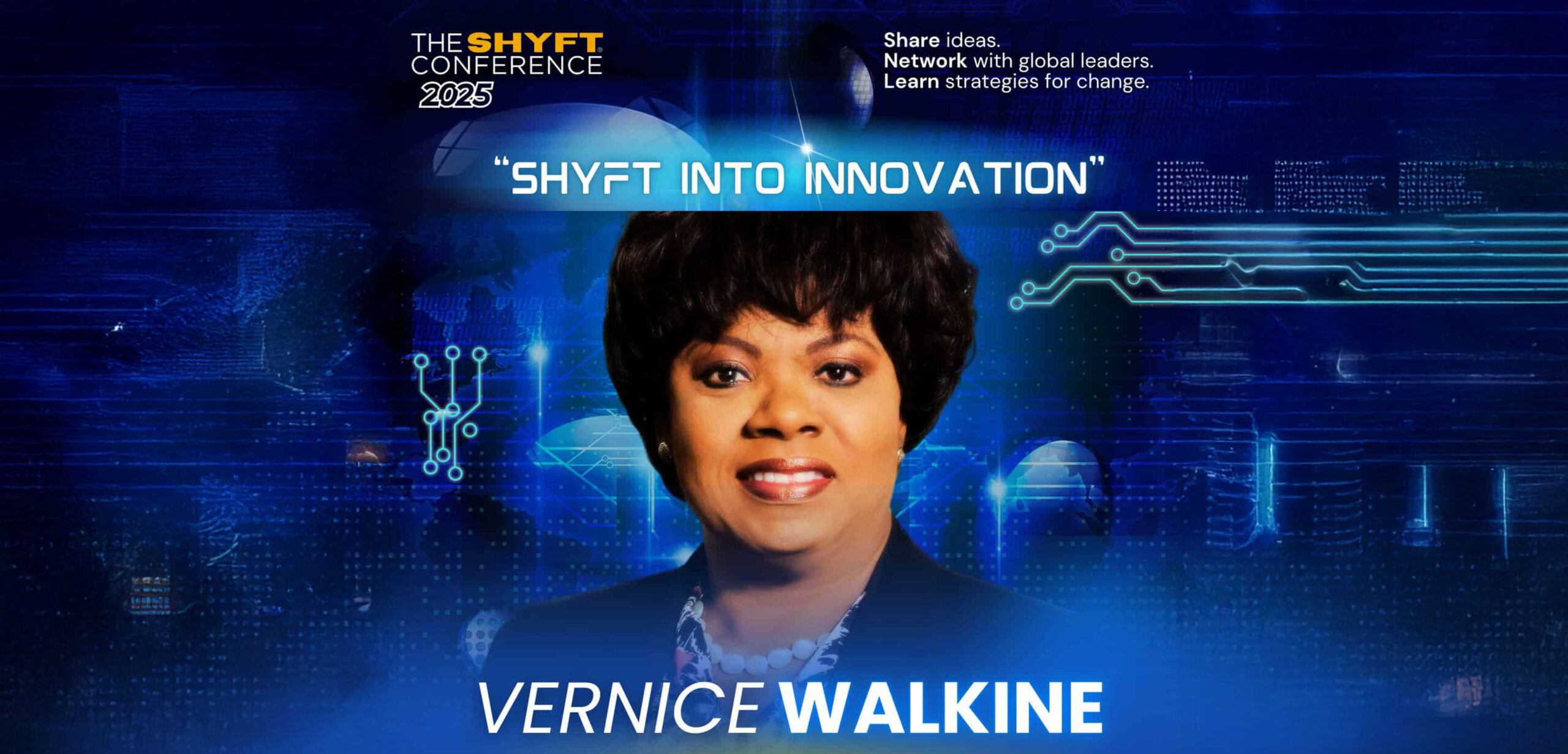 Bernice at the Tech-Shift Conference