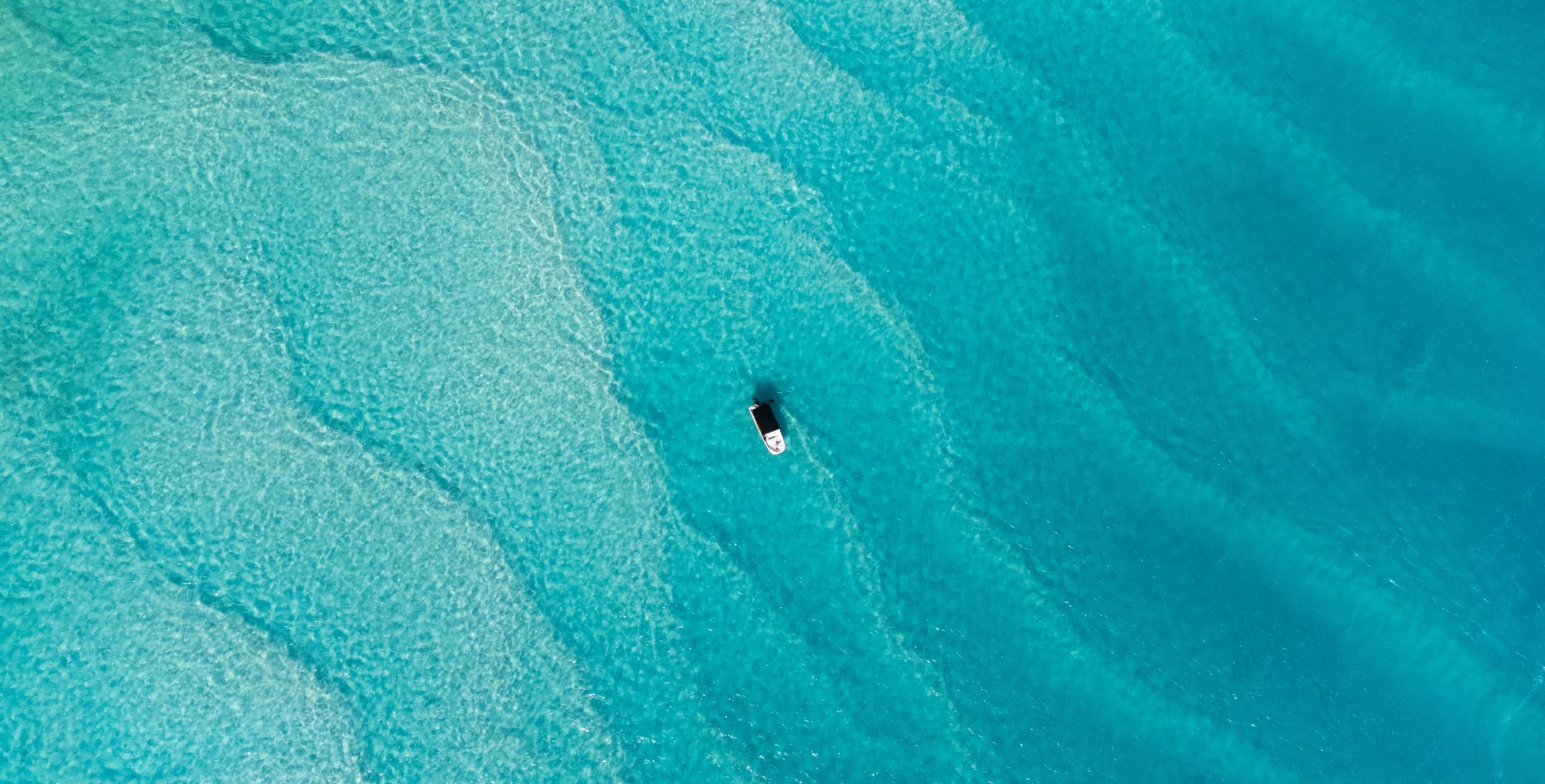 Boat on the water near the beach