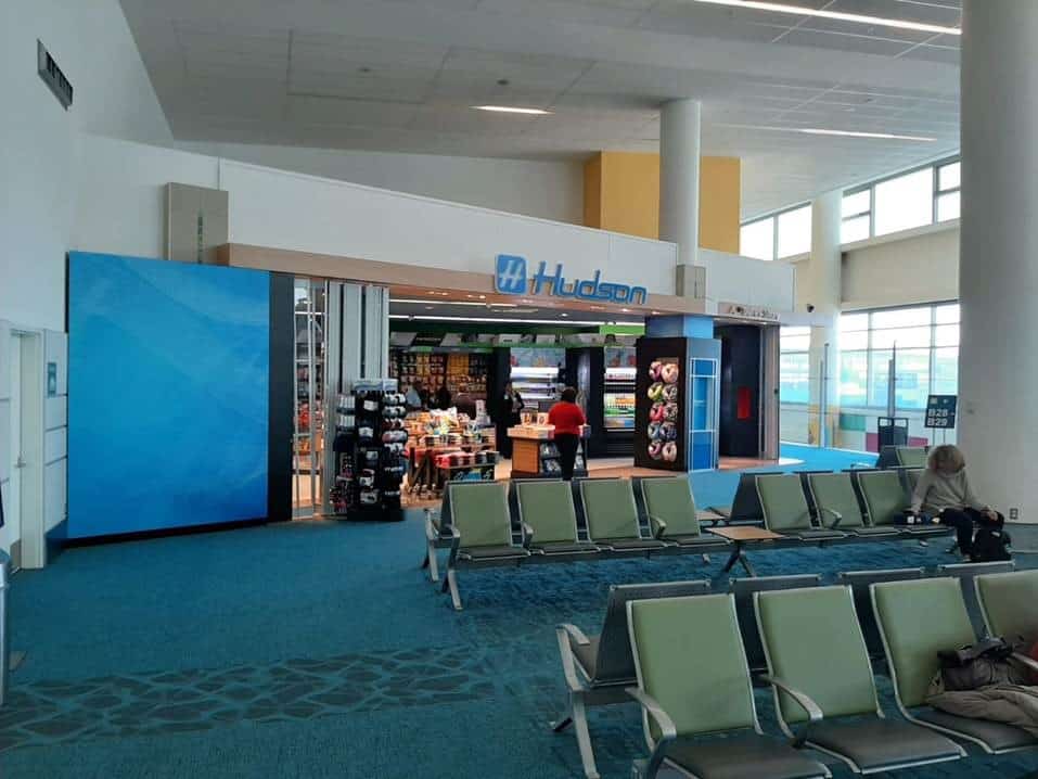 The interior of Hudson.