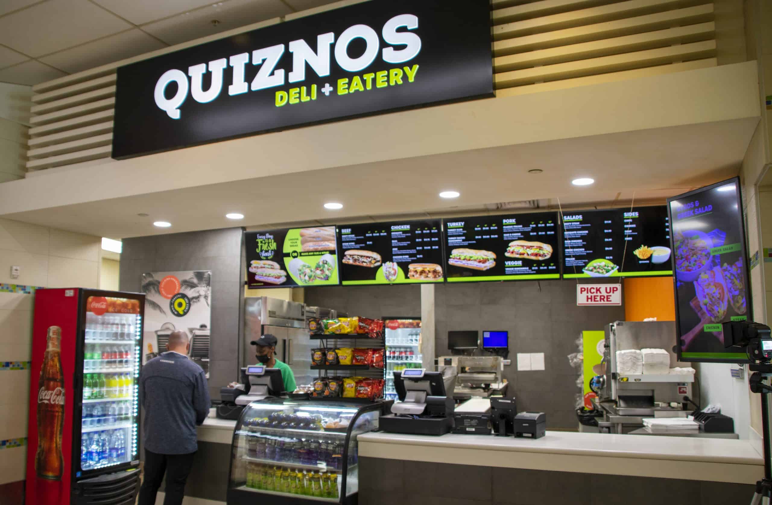 Interior of Quiznos