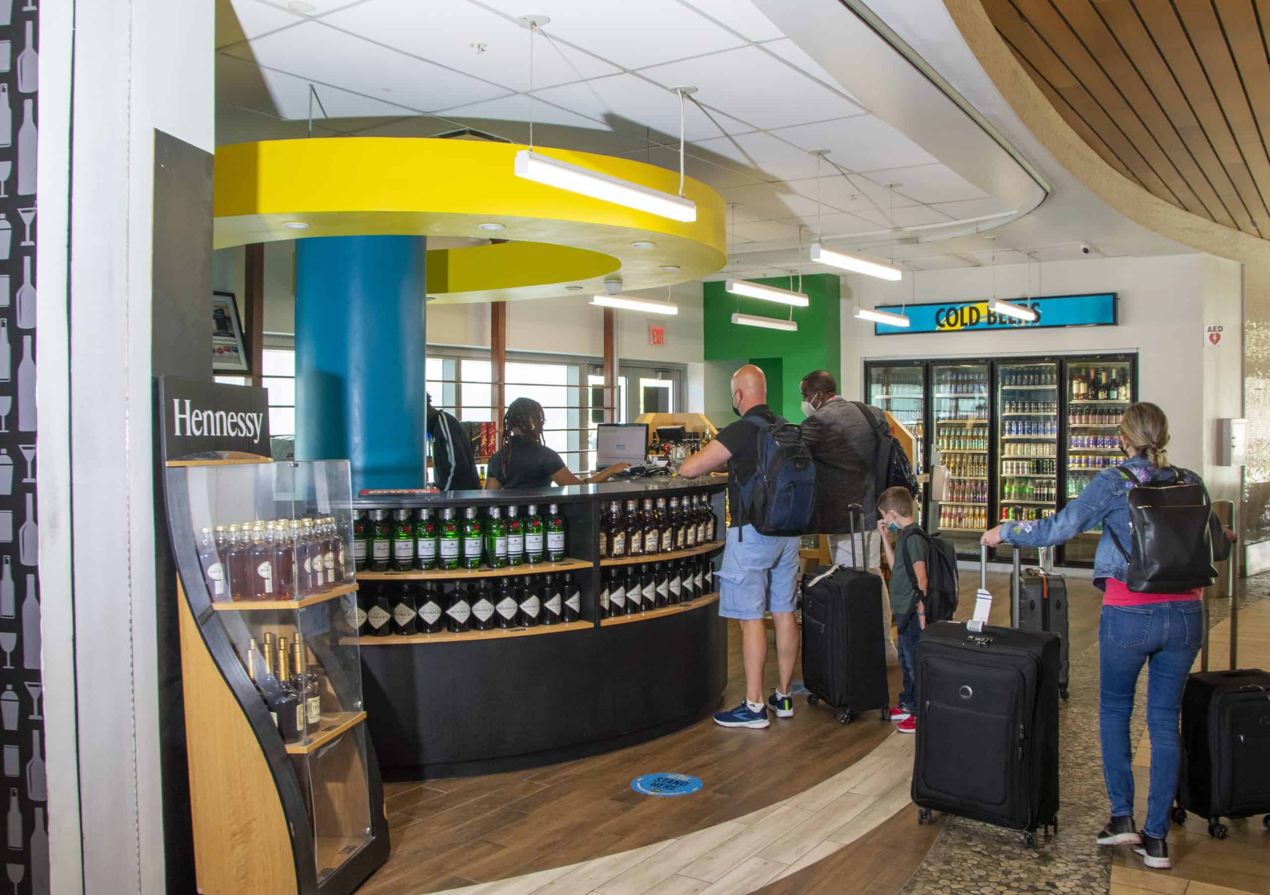 The interior of 700 Wines & Spirits