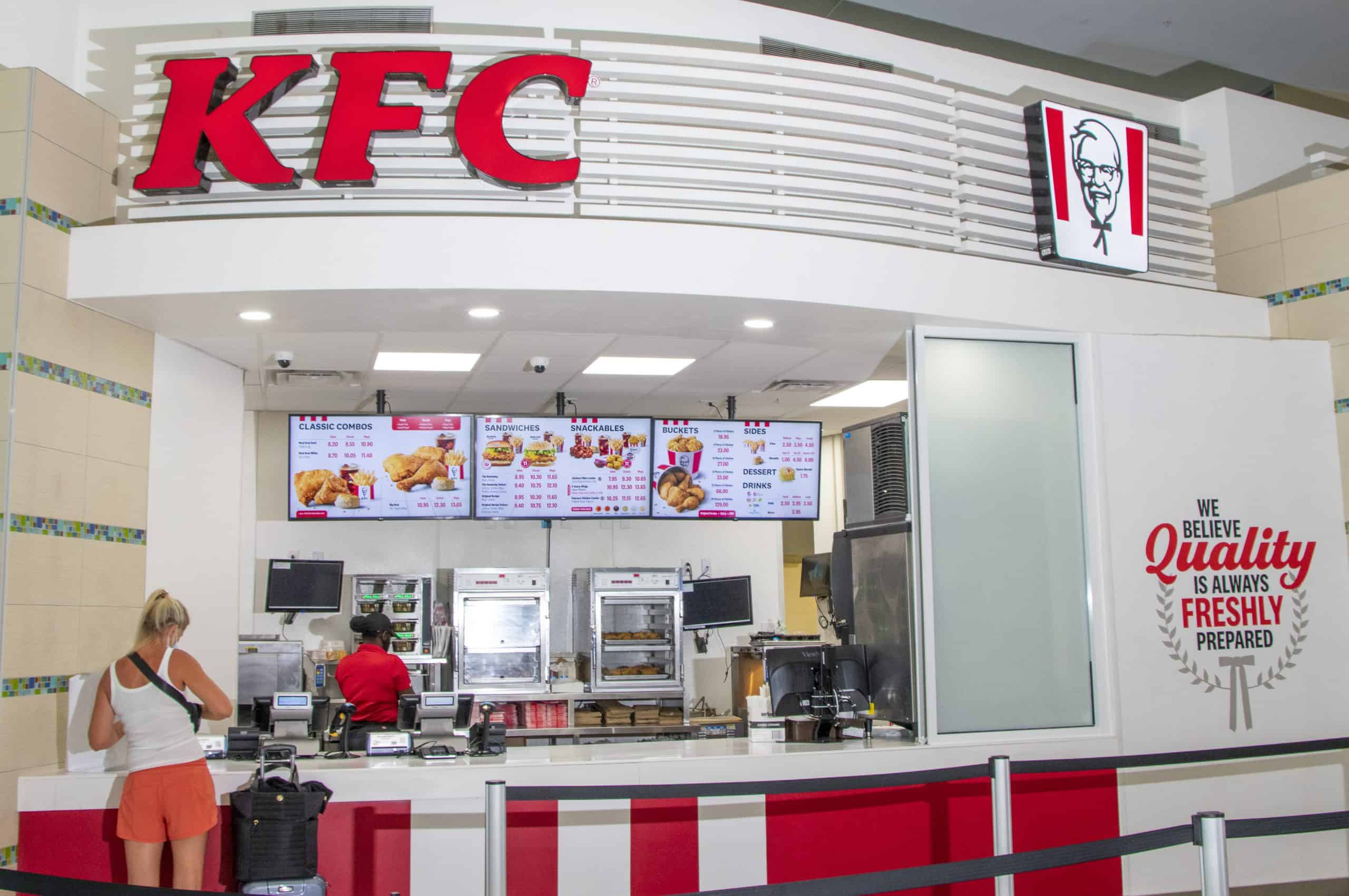 Interior of KFC