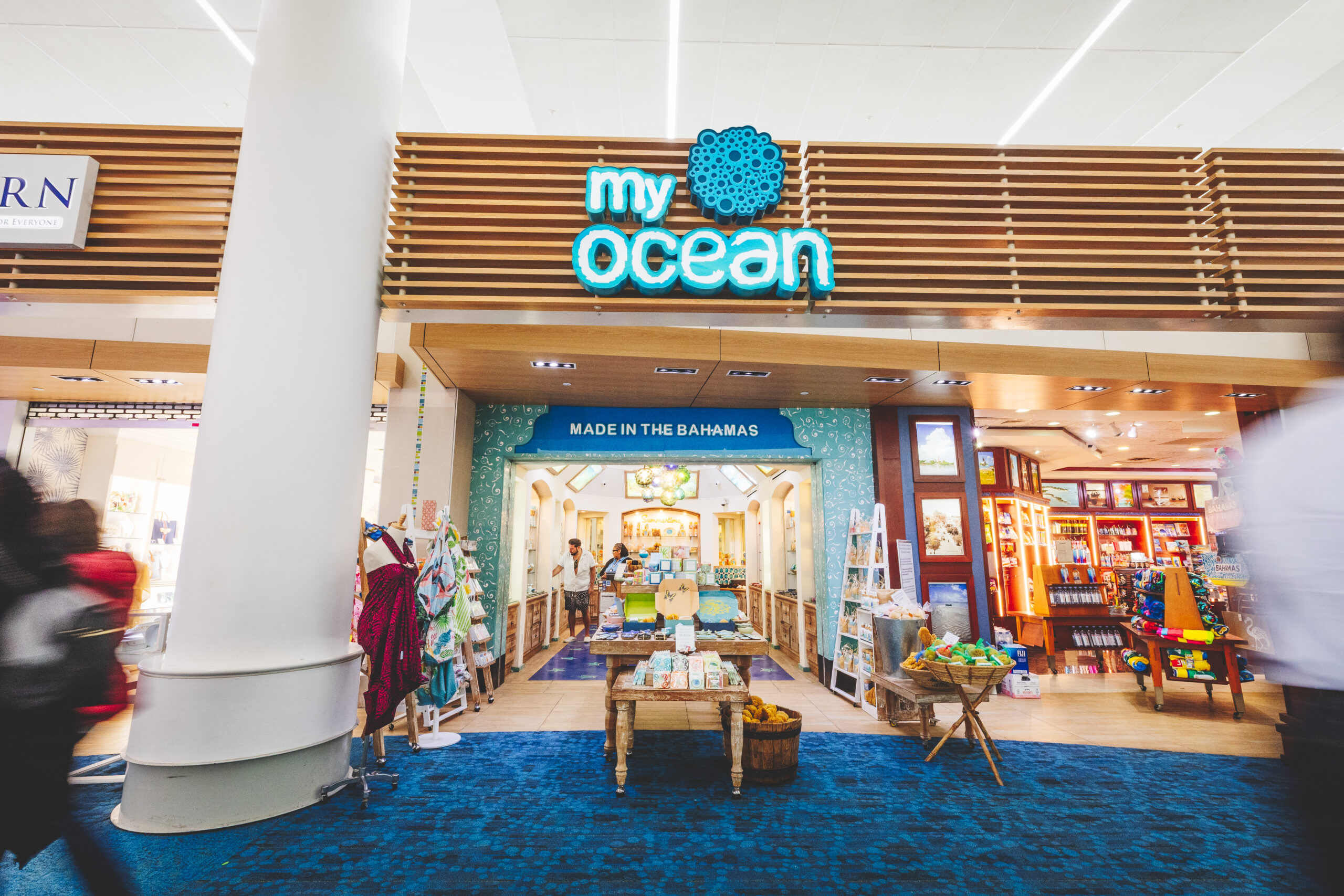 The front of the my ocean store